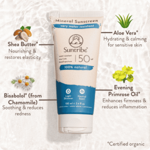 04 Active Mineral Sunscreen SPF 50 - Suntribe Sunscreen Reef Safe