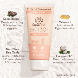 04 Suntribe Baby & Kids Natural Mineral Sunscreen SPF 30